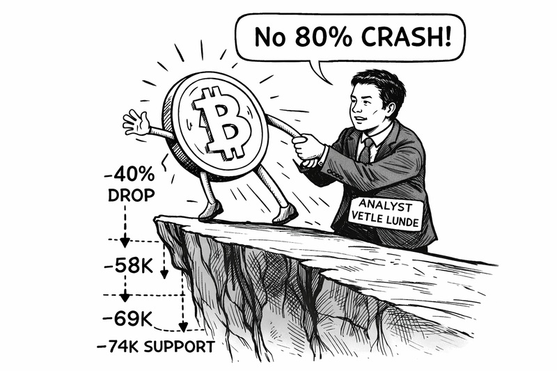 [코툰] "비트코인, 과거 약세장처럼 80% 하락하는 일 없을 것"