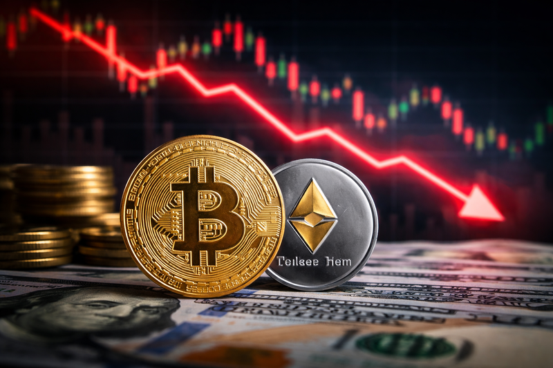 Bitcoin and Ethereum Flash Oversold Signals, Warning of Further Declines as Fading US Rate Cut Expectations Weigh