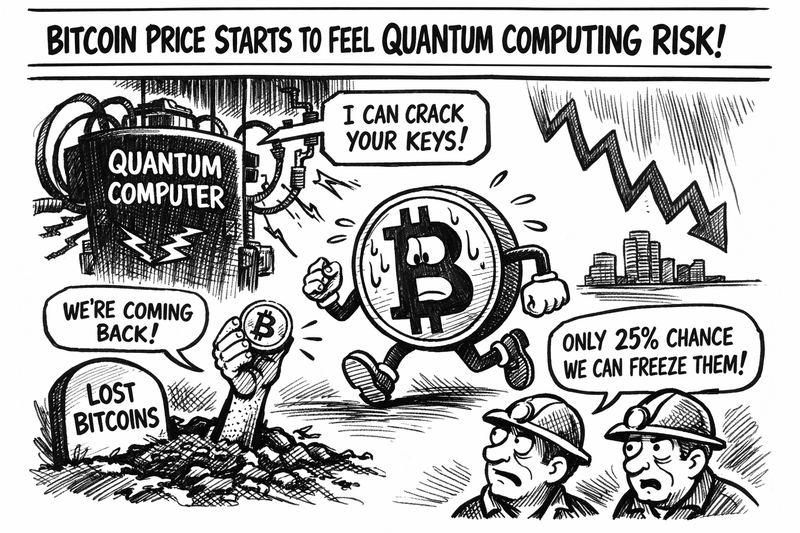 Bitcoin Price Begins to Price In Quantum Computing Risk