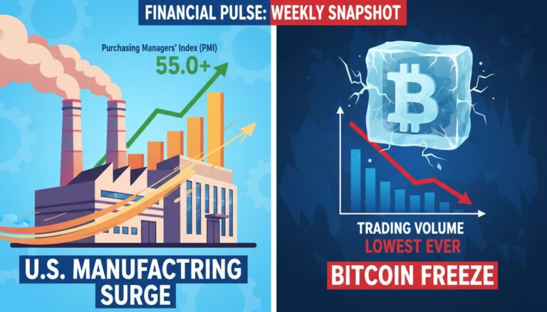 1,500억 달러 거래량 ‘반토막’…비트코인, 제조업 훈풍에도 ‘냉각장’