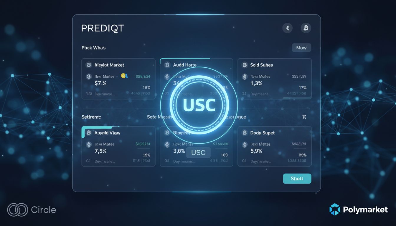 1억 1,300만 달러 거래… 폴리마켓, ‘네이티브 USDC 도입’ 왜 중요할까