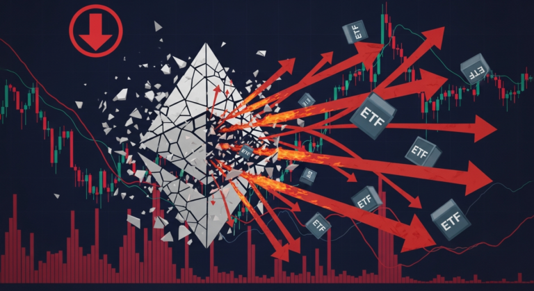 5일간 4억 4,700만 달러 유출… 이더리움, ‘저점 매수’ 경고등 켜졌다