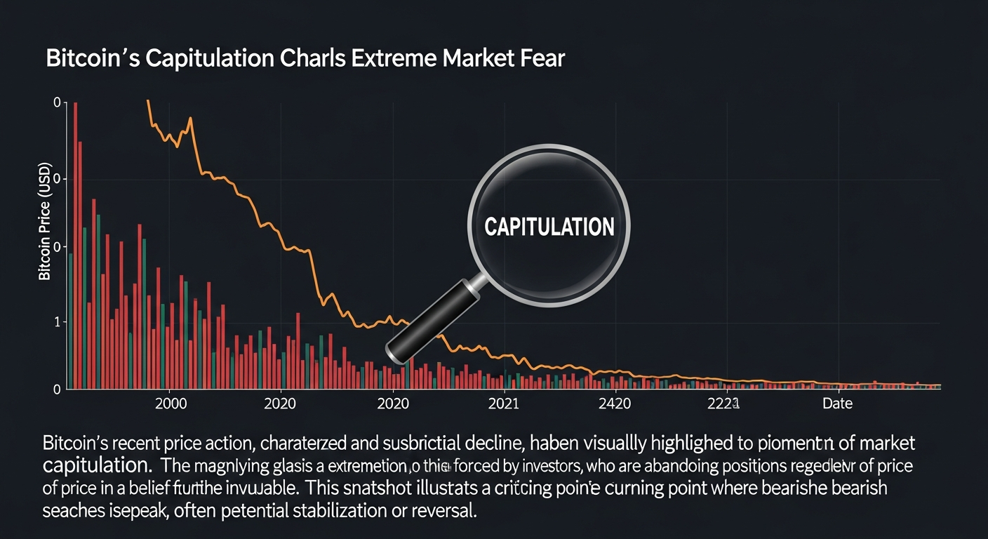 24.27% 급락에 ‘항복’ 검색 5배 급등…비트코인, 바닥 지나쳤나