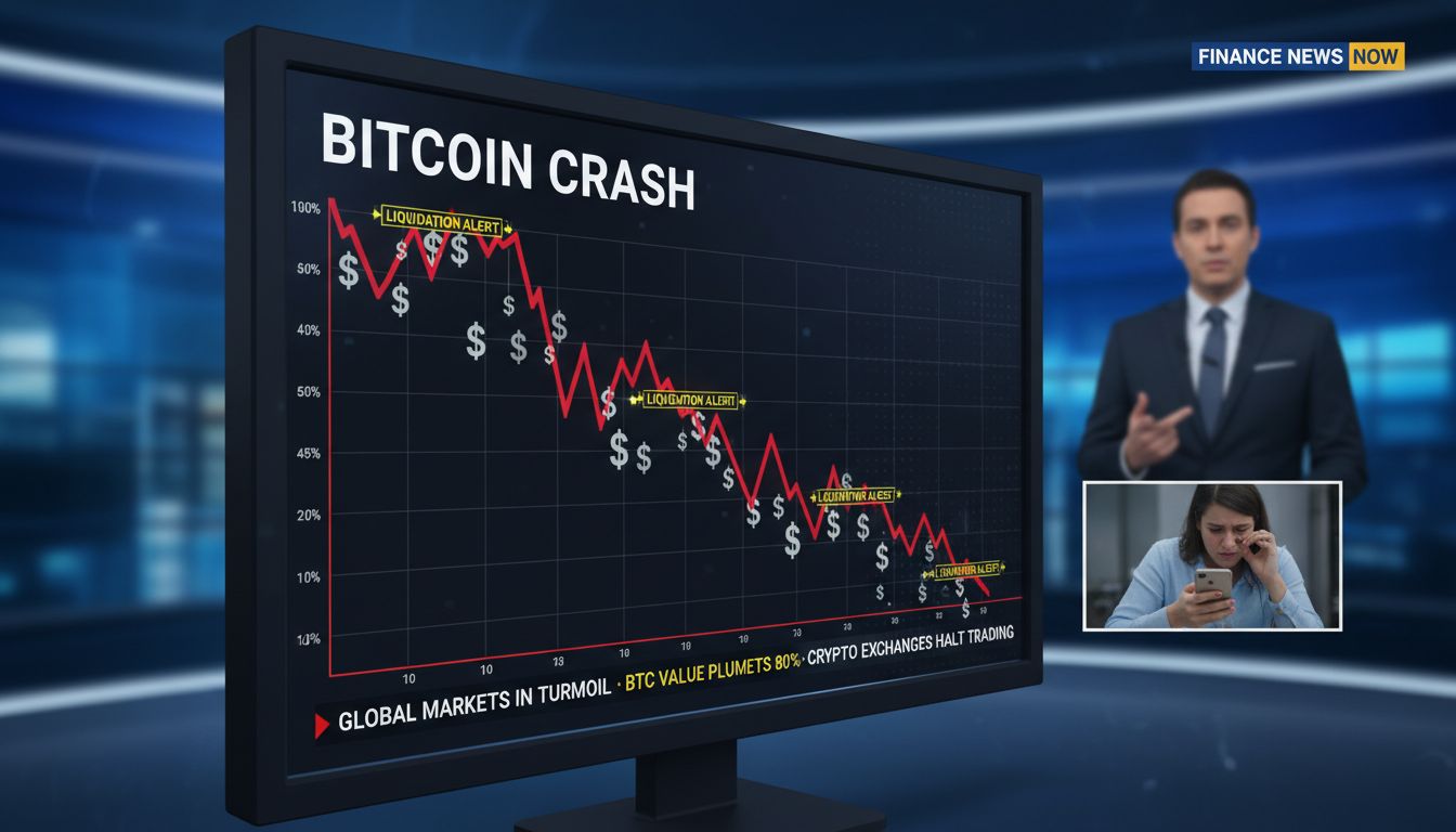 25억 달러 강제청산…비트코인, ‘레버리지 붕괴’에 76,000달러까지 급락
