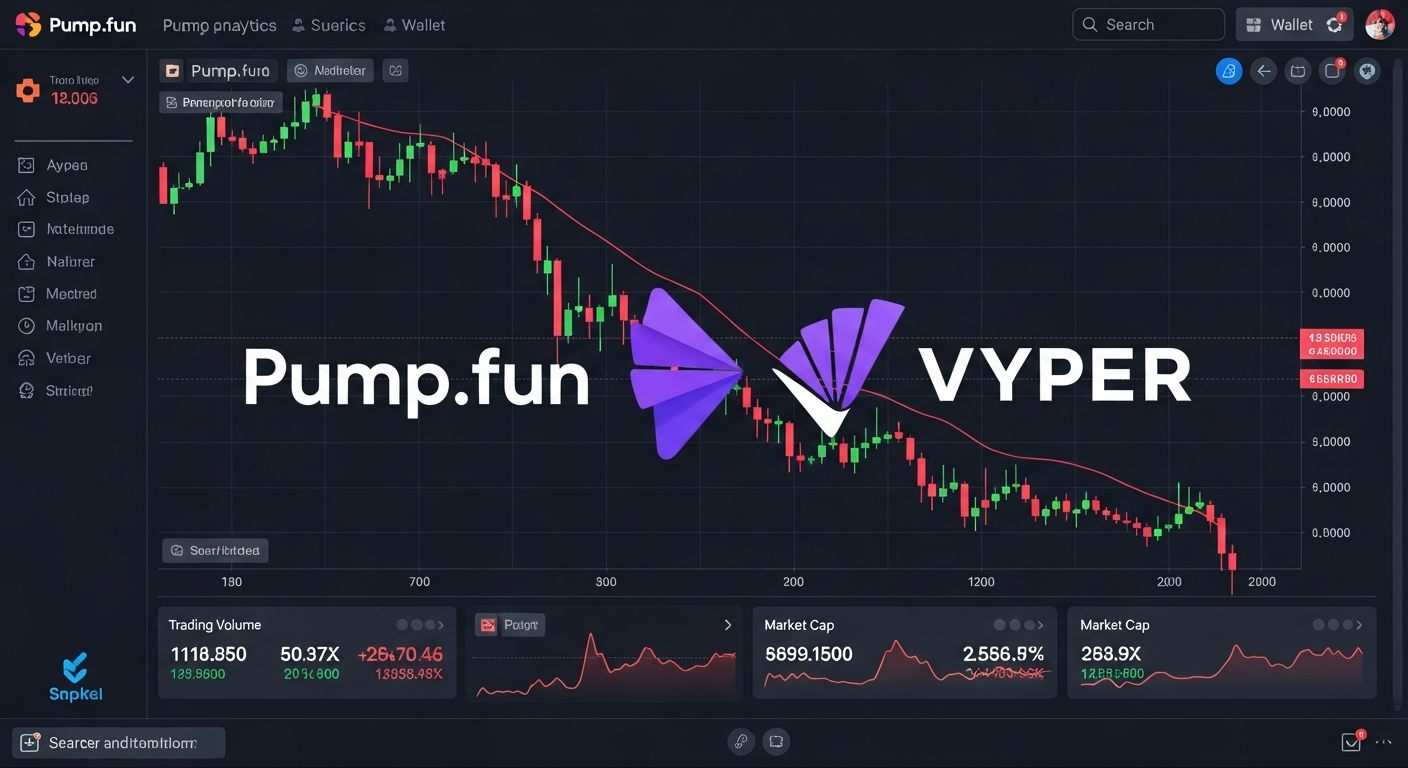 −77% 수익 급감… 펌프펀, 밈코인 침체 속 ‘바이퍼 인수’로 통합 반격