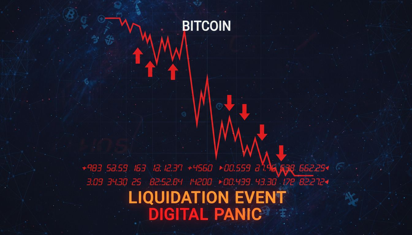 5분 만에 3,000달러 폭락…비트코인 등 25억 달러어치 청산
