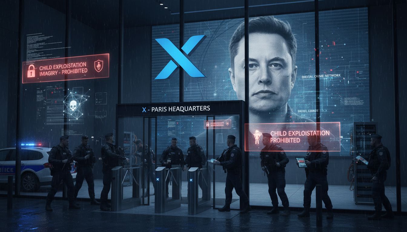 아동 성착취물 조사…X 프랑스 본사 압수수색, 머스크 조사 임박