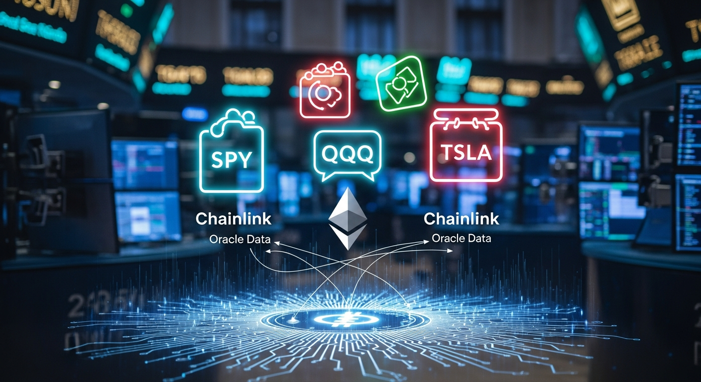 3종 토큰화 미국주식 담보화… 온도·체인링크, 이더리움 디파이 대출 시장 연다