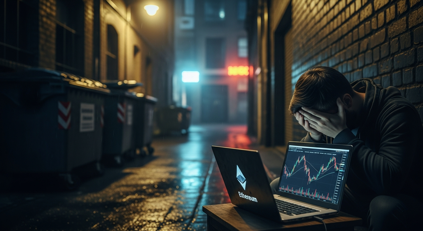 30% 급락 이후… 이더리움, ‘MVRV -0.42’ 투매 신호 포착