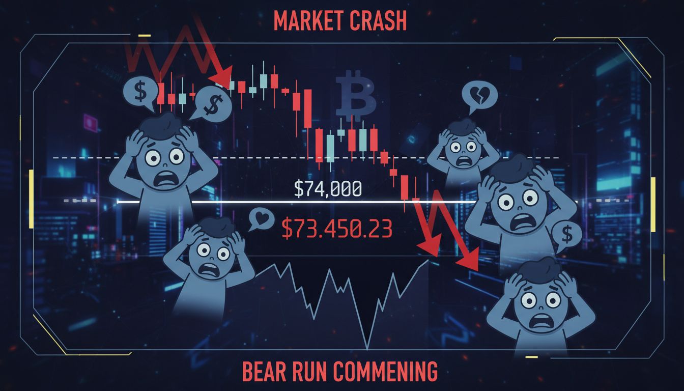 10개월 최저치… 비트코인, 7만 4,000달러 붕괴 ‘본질 회의’ 온다