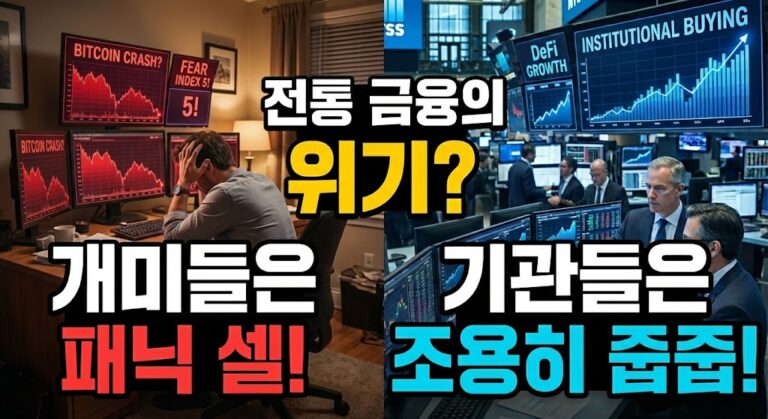 [주간 팟캐스트] 개인은 ‘패닉셀’, 기관은 ‘줍줍’… 매크로 공포에 가려진 크립토 펀더멘털의 진화