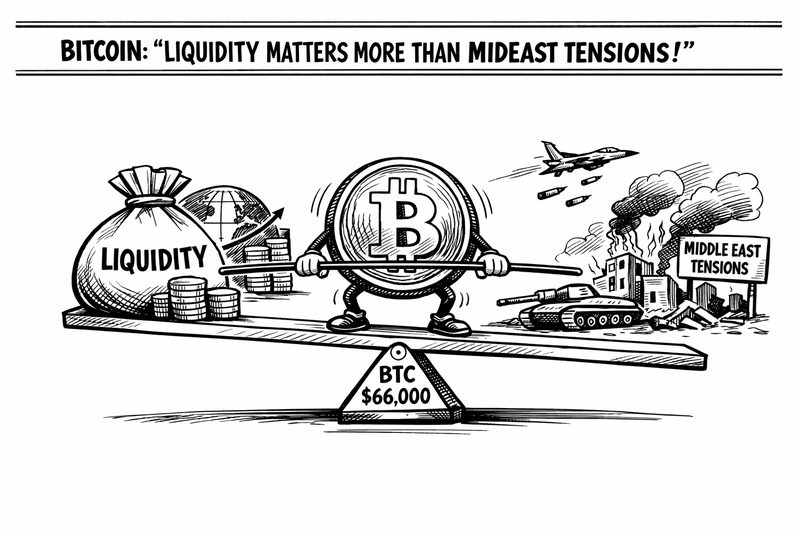 Liquidity More Important Than Middle East Factors for Bitcoin