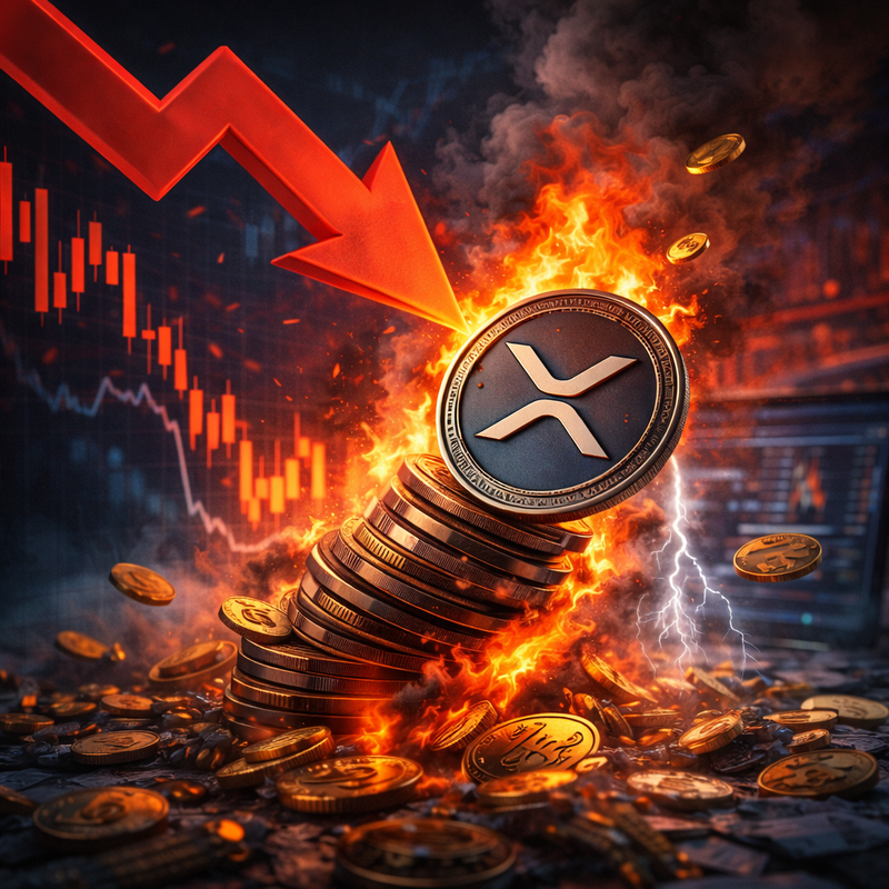 XRP at Risk of Falling to $1 as Major Holders Launch Mass Sell-Off