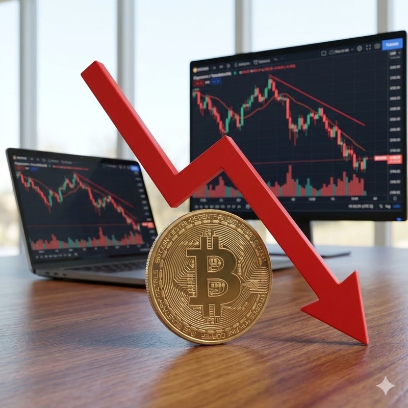 롱 포지션 대거 청산…비트코인 7만달러 붕괴 임박