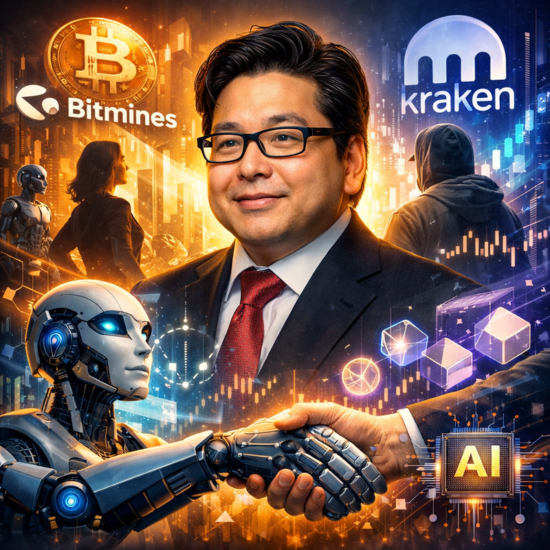 AI-Blockchain Mega Alliance Formed as BitMine, ARK, and Kraken Make Major Investment in Eightco