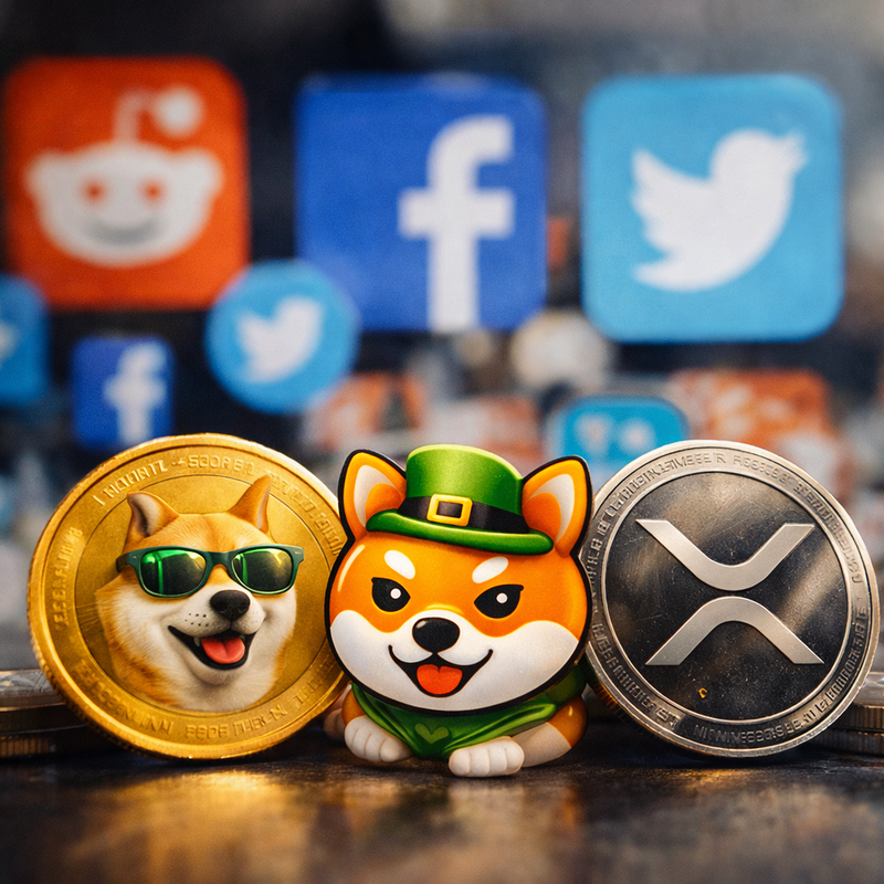 도지코인·시바이누·XRP, 소셜 심리 폭발…"SEC가 판 갈아엎었다"