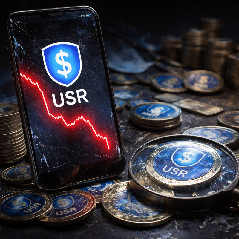 스테이블코인 USR, 8,000만달러 무단 발행…결국 하루 만에 75% 붕괴
