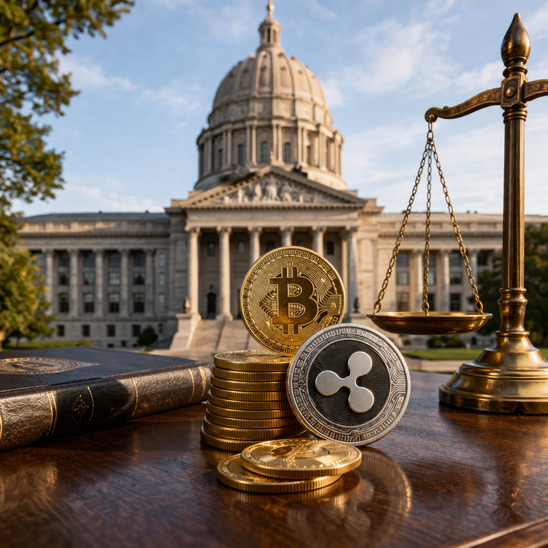 美 미주리주, XRP·비트코인 ‘예비 자산’ 추진