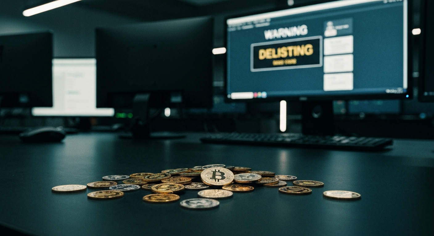 바이낸스, 알트코인 8종 상장폐지…급락 속 유동성 리스크 부각