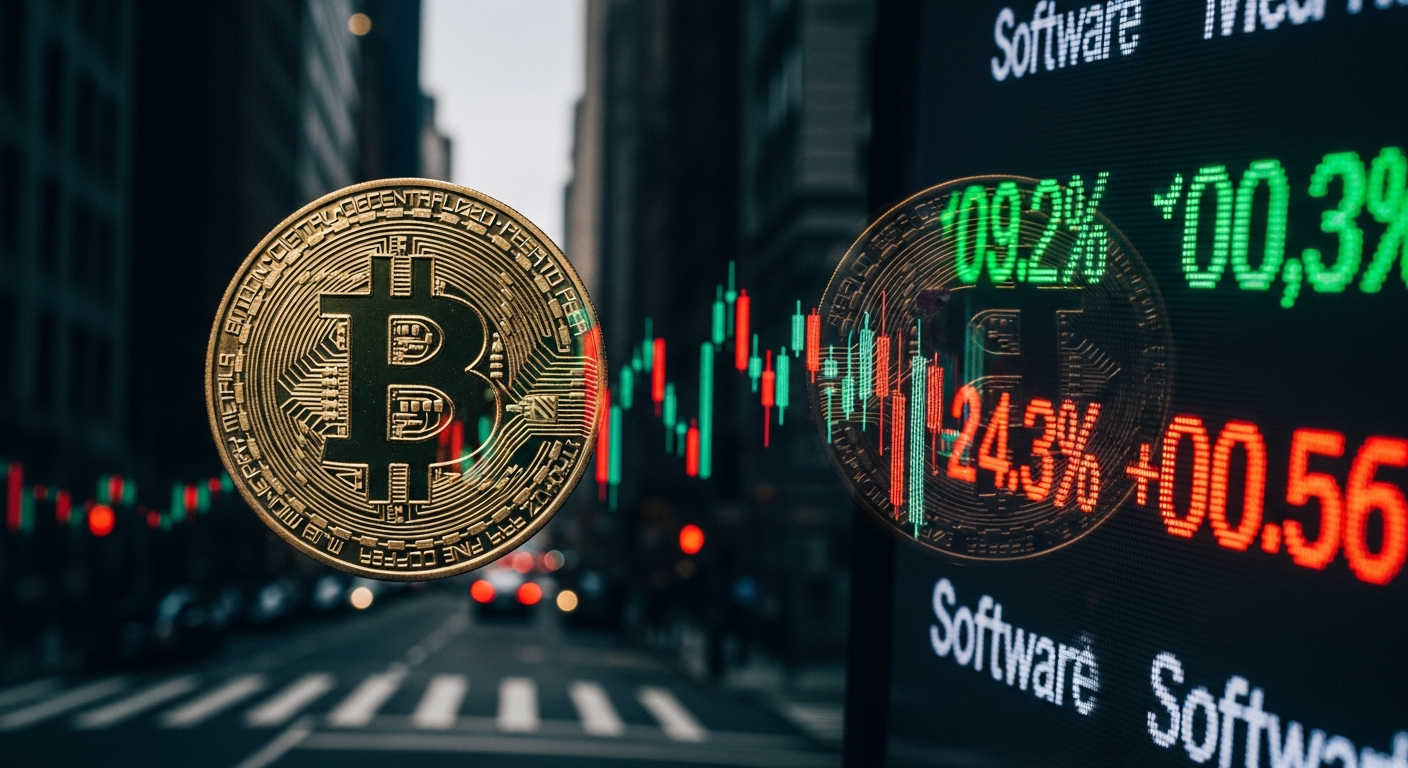 NYDIG “비트코인-미 소프트웨어주 동행, 구조적 결합 아닌 거시 변수 영향”