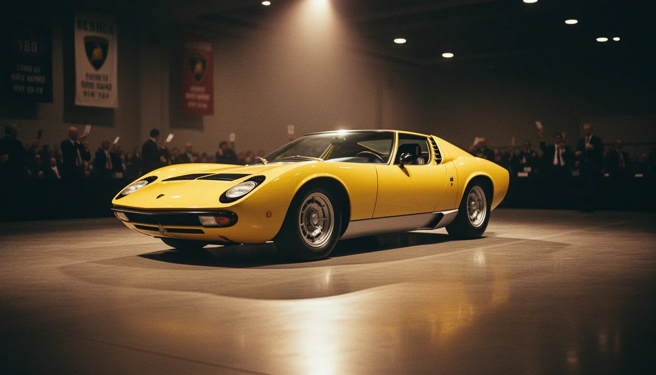 람보르기니 미우라, 2026 아멜리아 콩쿠르에서 경매 신기록 경신