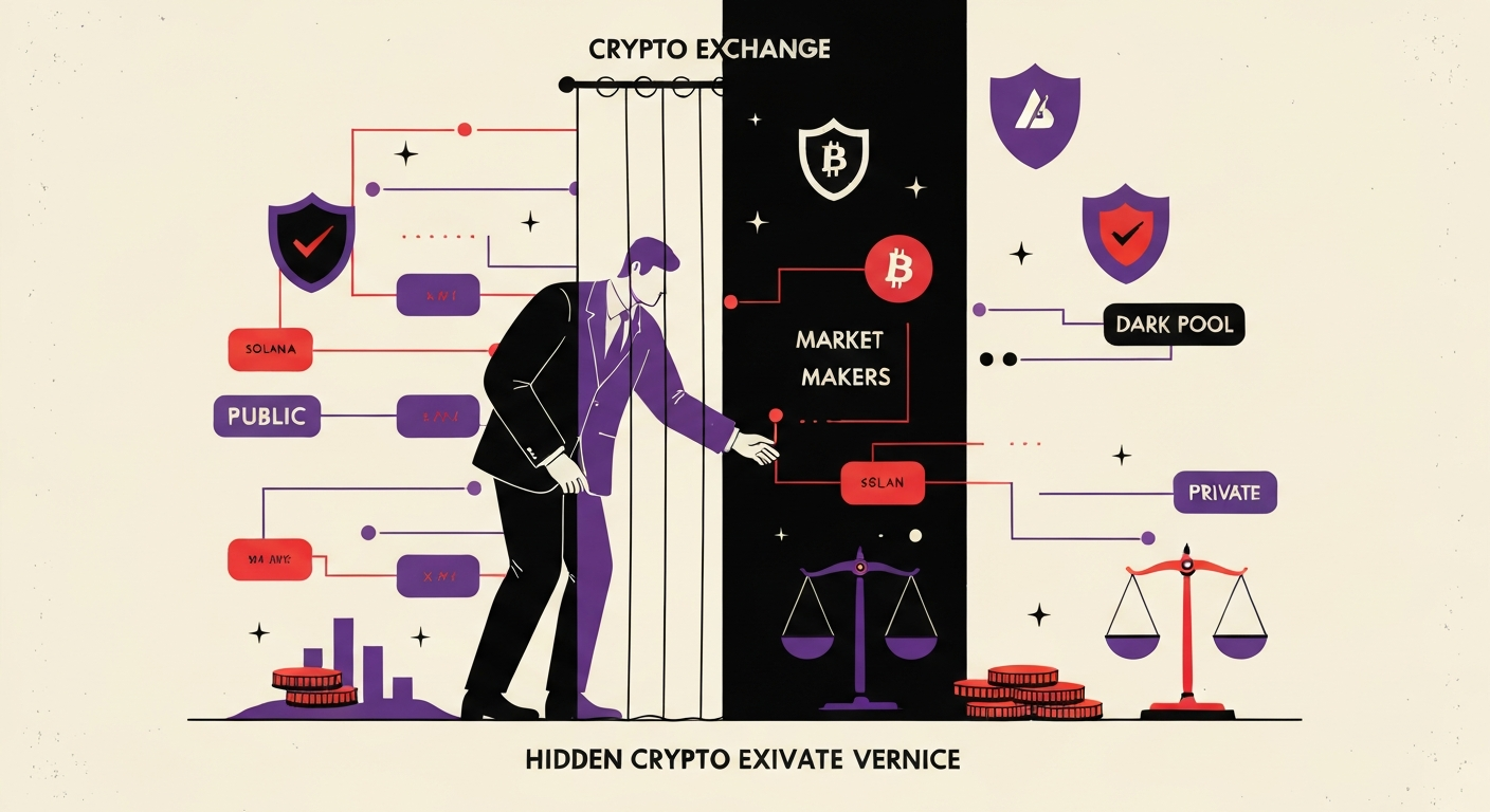 대형 트레이더 거래 숨기기 어렵다…크립토판 다크풀 실험 될까