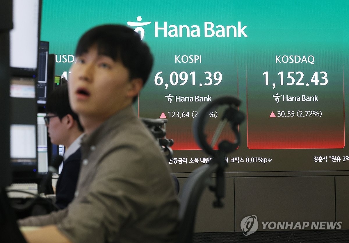 코스피, 중동 해빙 기대감으로 6,000선 복귀…반도체주 차익 실현 압박