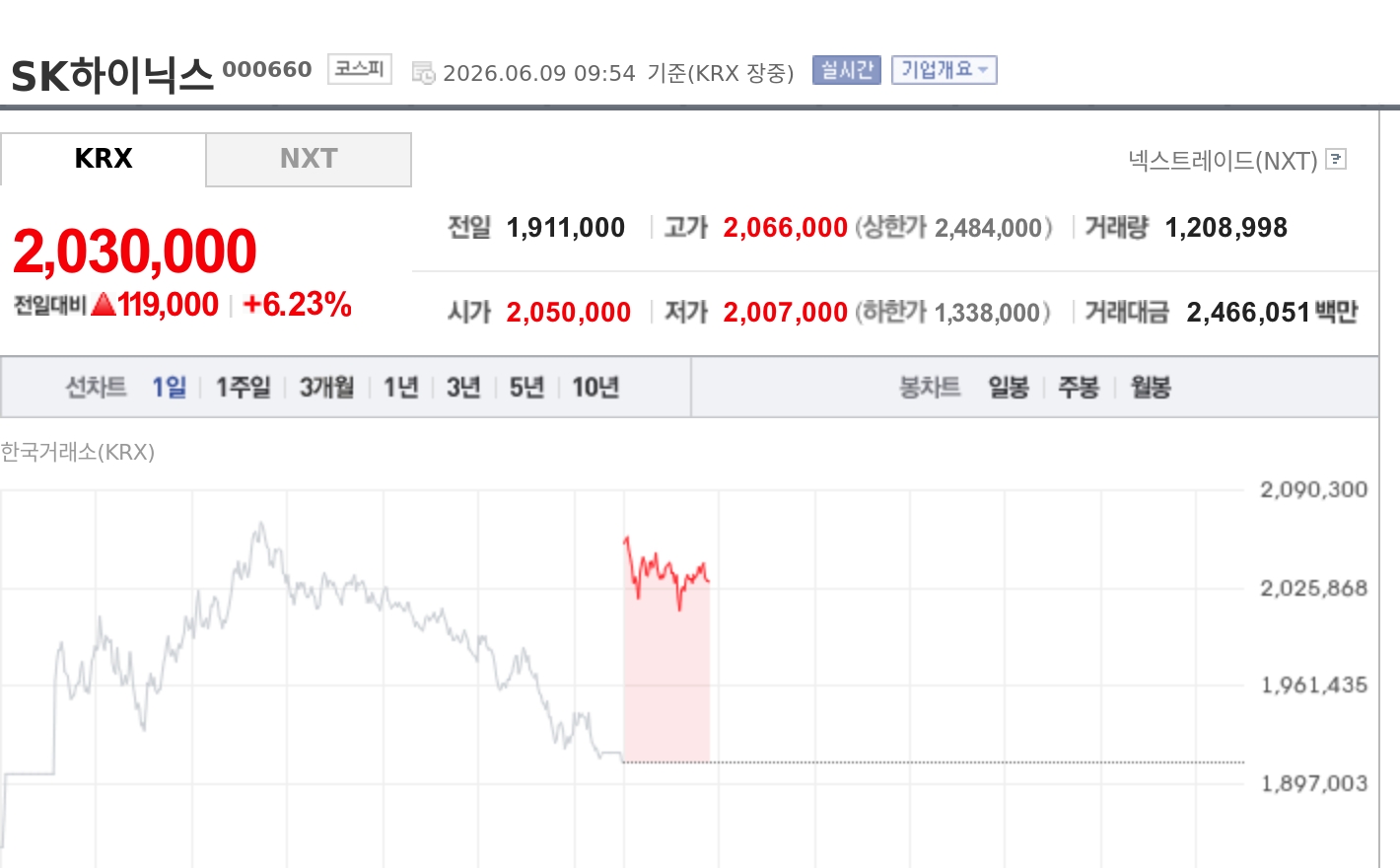 [특징주] SK하이닉스 강세에도 ACE SK하이닉스레버리지 급락…전날 왜곡 되돌림