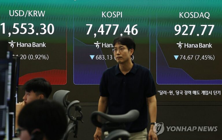글로벌 반도체주 충격에 코스피·코스닥 서킷브레이커 발동, 하루 만에 강타