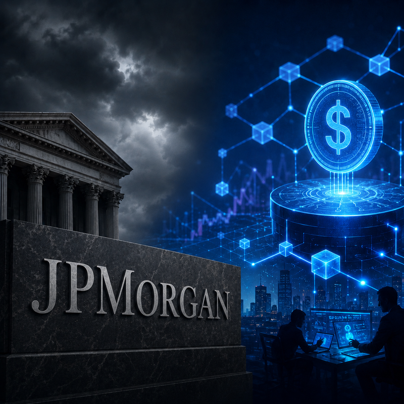 JP모건 CEO, 겉으론 스테이블코인 때리기…뒤에선 뒤로는 자체 토큰 굴리기?