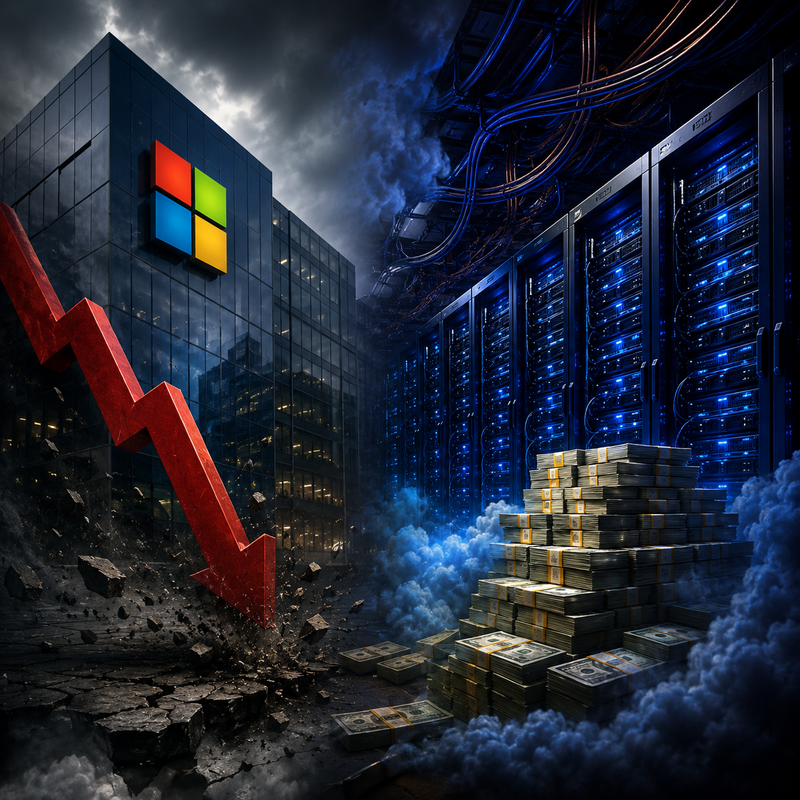 마이크로소프트(MSFT), AI 거품 의혹에 최고가서 30% ‘미끌’…415달러 회복 사활