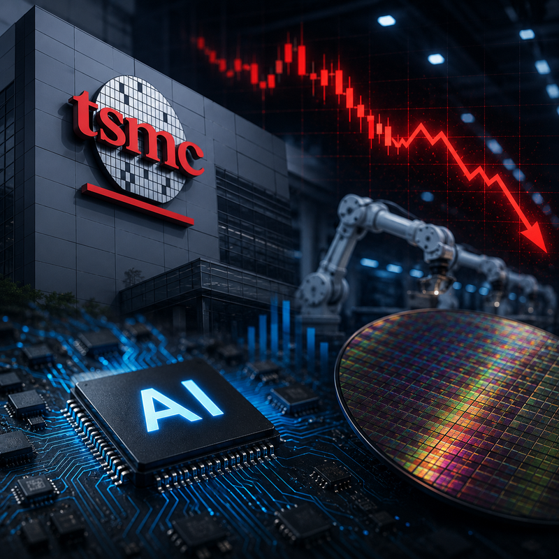 TSMC, AI 매출 36% 상승…사상 최고치 찍고 주가는 ‘하락’